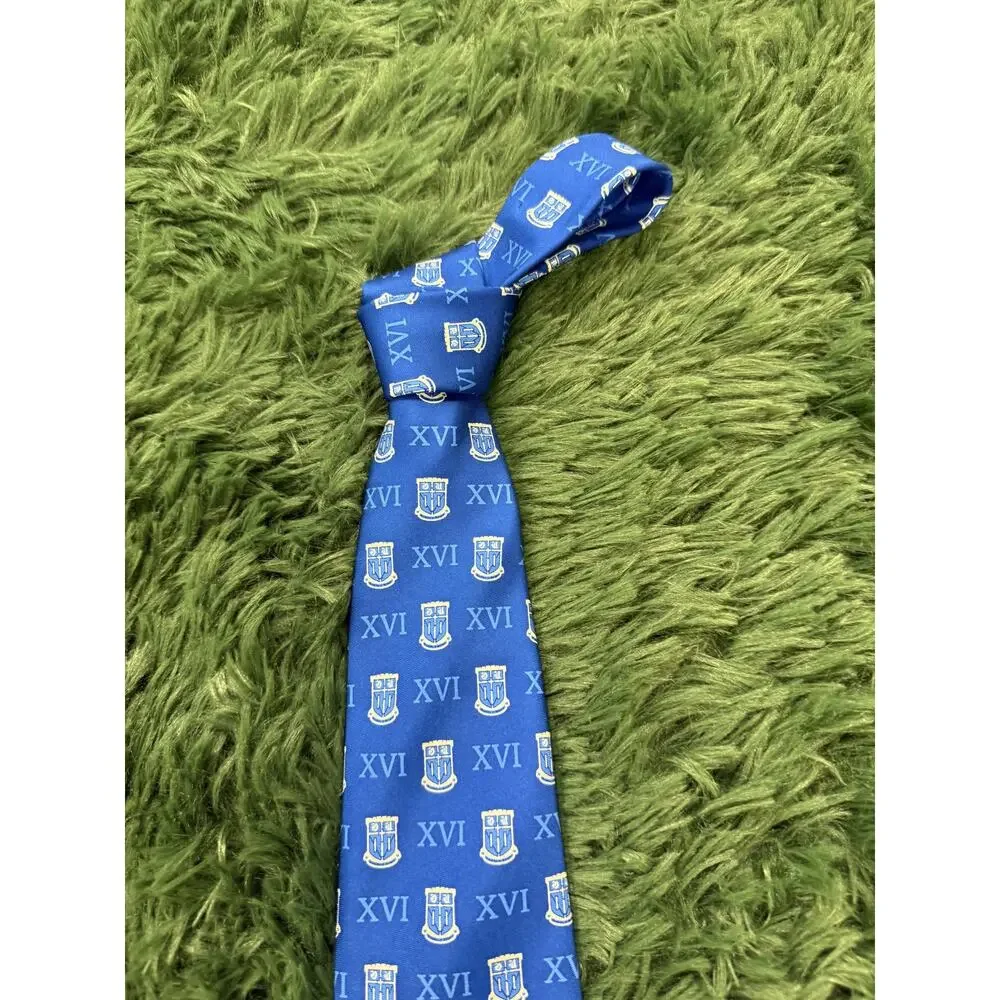 M. Lahart Duke Alumni Association 2016 Blue Patterned Necktie Men's Tie